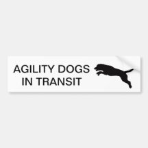 Agility-Hunde im Durchfahrt-Auto-Aufkleber Auto Aufkleber