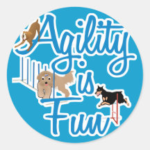 Agility ist Spaß Sticker