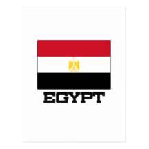 Ägypten-Flagge Postkarten