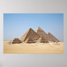 Ägypten-Gizah Pyramide-enormes Plakat