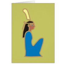 Ägypten Göttin Maat egypt godess Grußkarten