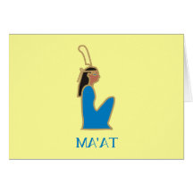 Ägypten Göttin Maat egypt godess Karten
