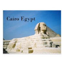 Ägypten Kairo Giseh Sphinx-2 (St.K) Ankündigung