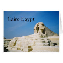 Ägypten Kairo Giseh Sphinx-2 (St.K) Karten