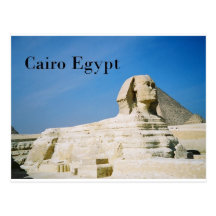 Ägypten Kairo Giseh Sphinx-2 (St.K) Postkarte