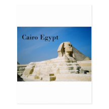 Ägypten Kairo Giseh Sphinx-2 (St.K) Postkarte