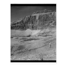 Ägypten. Tempel von Deir EL Bahre circa 1936 Postkarte