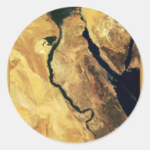 Ägypten vom Weltraum Aufkleber