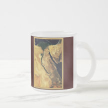 Ägypten vom Weltraum Kaffee Tasse