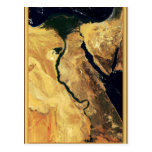 Ägyptens der Nil vom Weltraum Postkarten