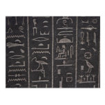 Ägyptische Hieroglyphen-Postkarte