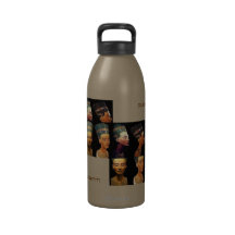 Ägyptische Wasser-Flasche der Königin-Nefretiti Wiederverwendbare Wasserflasche