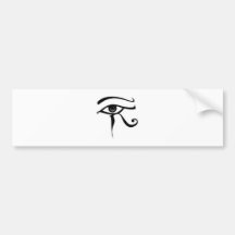 Ägyptisches Auge von Horus Auto Aufkleber