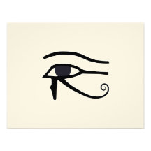 ÄGYPTISCHES AUGE VON HORUS INDIVIDUELLE ANKÜNDIGUNGSKARTE