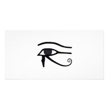 ÄGYPTISCHES AUGE VON HORUS PHOTOKARTENVORLAGE