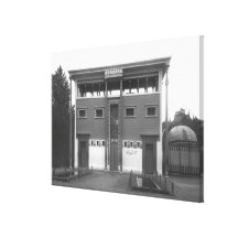 Ägyptisches Haus, universelle Ausstellung Leinwand Druck