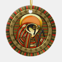 Ägyptisches Sonnengott-Ra Weihnachtsbaum Ornament
