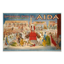 Aida am Hippodrom 1908 Kunstfoto