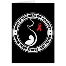 AIDS Bewusstsein Karten