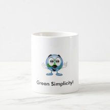 Airin, grüne Einfachheit! Kaffee Haferl