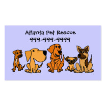AK-, Spaß-Welpen-HundeCartoon-Geschäfts-Karten Visitenkarten Vorlage