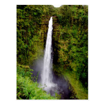 Akaka Fälle, Insel von Hawaii-Wasserfall Postkarten