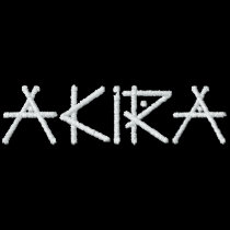 Akira Name mit japanischer Bedeutungs-Marine bestickte hemden