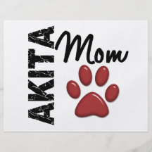 Akita-Mamma 2 Flyerdruck