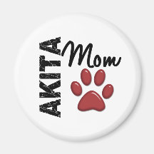 Akita-Mamma 2 Kühlschrankmagnet