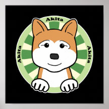 Akita Posterdruck