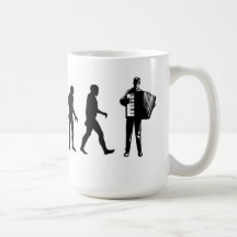 Akkordeon-Spieler-Becher Kaffeetasse