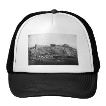 Akropolis ~ Akropolis von Athen Griechenland 1865 Netzcap