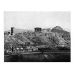 Akropolis ~ Akropolis von Athen Griechenland 1865 Postkarte