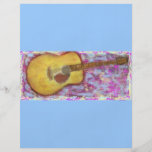 Akustikgitarre-Farben Flyerbedruckung