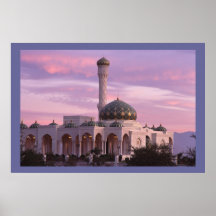 Al Zulfa Moschee Seeb Oman Leinwand-Druck Posterdrucke