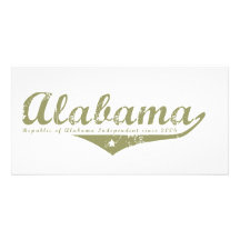 Alabama-Revolutions-T-Shirts Photokartenvorlage