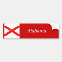 Alabama-Staatsflagge, Alabama Auto Sticker