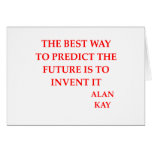 Alan Kay Zitat Karte