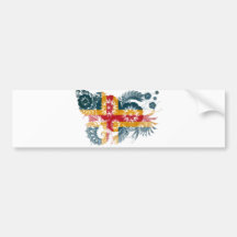 Aland Flagge Auto Sticker