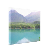 Alaska-Gebirgsreflexion eingewickelte Leinwand Galerie Falt Leinwand