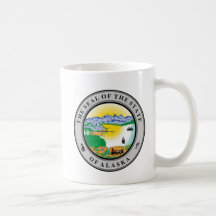 Alaska-Staats-Siegel Kaffee Tassen