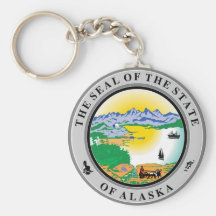 Alaska-Staats-Siegel Schlüsselbänder