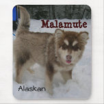 Alaskischer Malamute-Mausunterlage Mauspads
