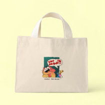 Alberne Cartoon-Katze Zazzle Proverkäufer taschen