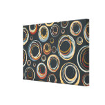 Alberne Kreise - Retro/Mod Galerie Faltleinwand