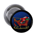 Alberne Sankt in seinem Sleigh Buttons