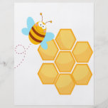 alberner Bienen- und Bienenstockhonigkamm Flyer Druck