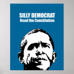 Alberner Demokrat, las die Konstitution Poster