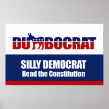 Alberner Demokrat, las die Konstitution Plakate