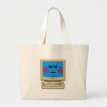alberner errötender lächelnder Computer Taschen